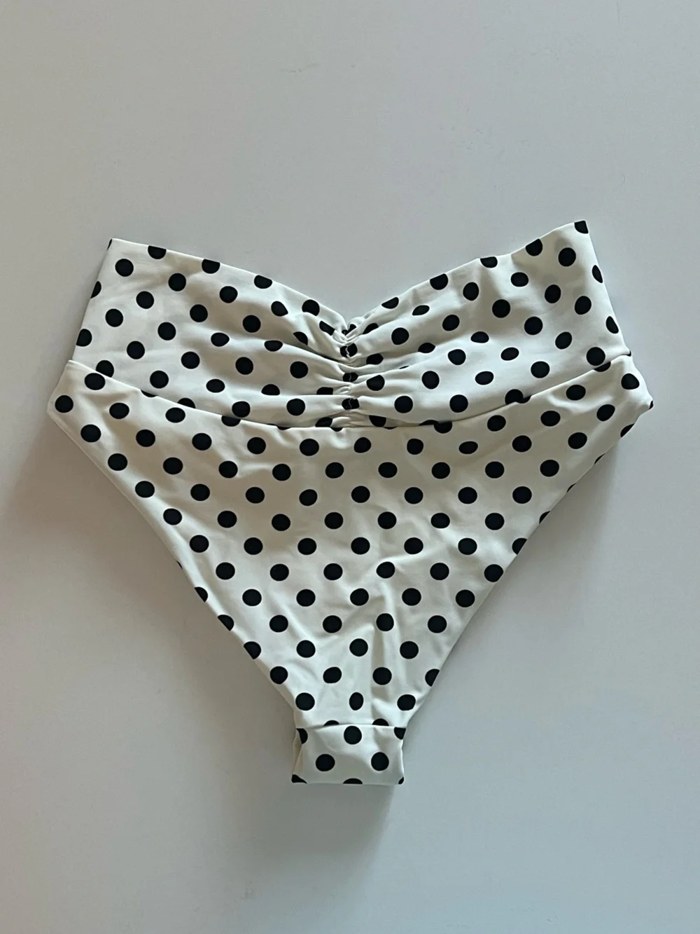 {Caroline Constas} Brand New White Black Polka Dot Bikini SET